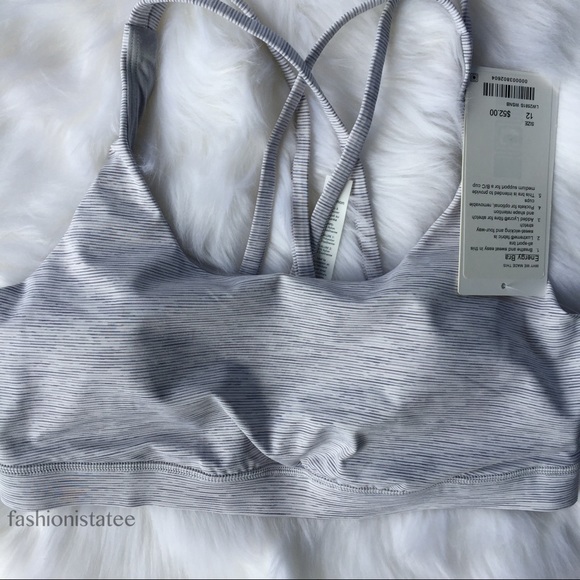 NWT LULULEMON ENERGY BRA WEE ARE FROM SPACE - 12 - Picture 3 of 5